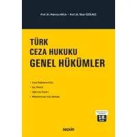 Türk Ceza Hukuku Genel Hükümler