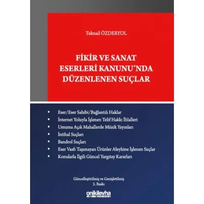 Fikir ve Sanat Eserleri Kanunu’nda Düzenlenen Suçlar