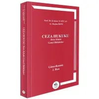 Ceza Hukuku Genel Hükümler