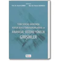 Türk Siyasal Hayatında Hukuk Devletinin Kurumlarına ve Anayasal Sisteme Yönelik Girişimler