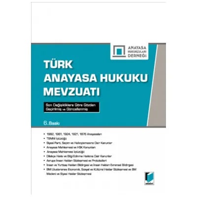 Türk Anayasa Hukuku Mevzuatı