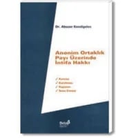 Anonim Ortaklık Payı Üzerinde İntifa Hakkı