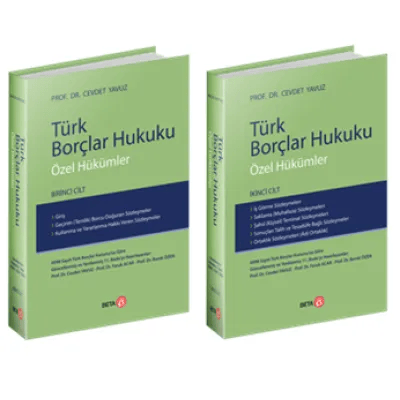 Türk Borçlar Hukuku Özel Hükümler