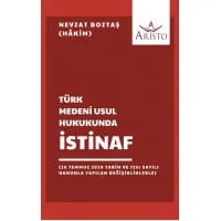 Türk Medeni Usul Hukukunda İstinaf