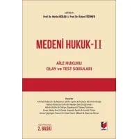Medeni Hukuk II Aile Hukuku Olay ve Test Soruları