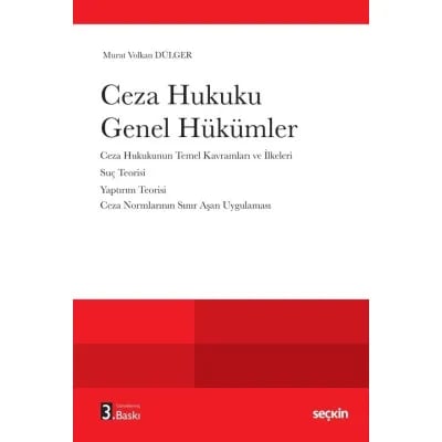 Ceza Hukuku Genel Hükümler
