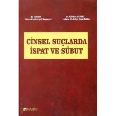 Cinsel Suçlarda İspat ve Sübut