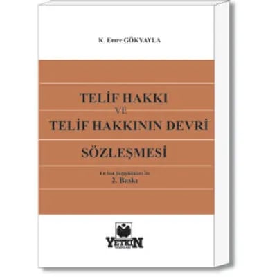 Telif Hakkı ve Telif Hakkının Devri Sözleşmesi