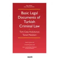 Basic Legal Documents of Turkish Criminal Law