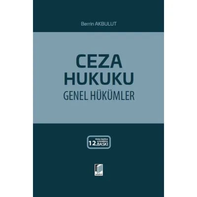 Ceza Hukuku Genel Hükümler