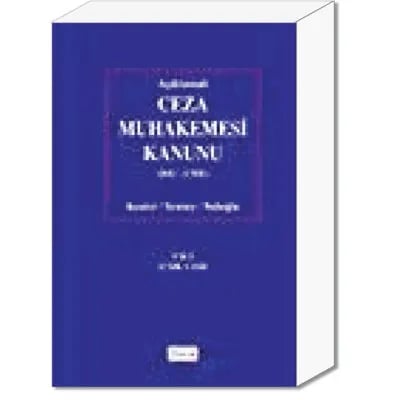 Ceza Muhakemesi Kanunu Cilt:I (BAU-CMK)