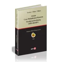 Alman Ceza Muhakemesi Kanunu - Strafprozeßordnung(StPO)