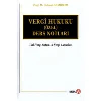 Vergi Hukuku (Özel) Ders Notları