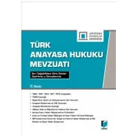 Türk Anayasa Hukuku Mevzuatı
