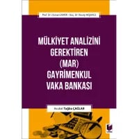 Mülkiyet Analizini Gerektiren (MAR) Gayrimenkul Vaka Bankası