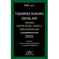 Taşınmaz Hukuku Davaları Hakkında Hukuk Genel Kurulu Kararları 2020