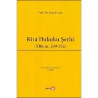 Kira Hukuku Şerhi (TBK m.299-332)