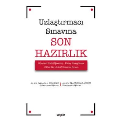 Uzlaştırmacı Sınavına Son Hazırlık