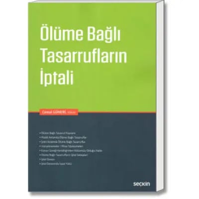 Ölüme Bağlı Tasarrufların İptali