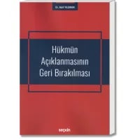 Hükmün Açıklanmasının Geri Bırakılması