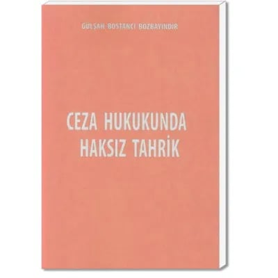 Ceza Hukukunda Haksız Tahrik