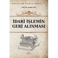  İdari İşlemin Geri Alınması