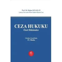 Ceza Hukuku Özel Hükümler