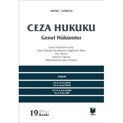 Ceza Hukuku Genel Hükümler