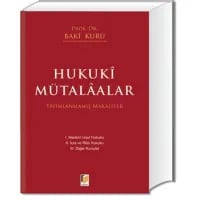 Hukuki Mütalaalar -Yayımlanmamış Makaleler