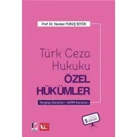 Türk Ceza Hukuku Özel Hükümler
