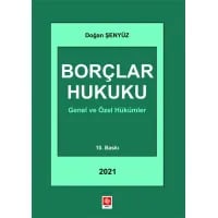 Borçlar Hukuku Genel ve Özel Hükümler