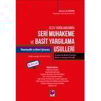 Seri Muhakeme ve Basit Yargılama Usulleri