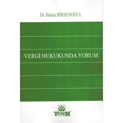 Vergi Hukukunda Yorum
