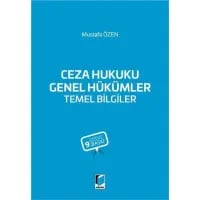 Ceza Hukuku Genel Hükümler Temel Bilgiler
