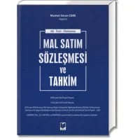 Mal Satım Sözleşmesi ve Tahkim (Adi - Ticari - Uluslararası)