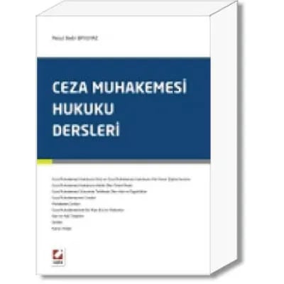 Ceza Muhakemesi Hukuku Dersleri
