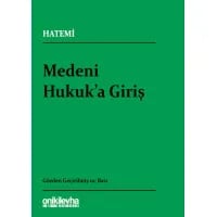 Medeni Hukuk’a Giriş