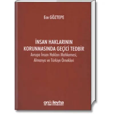 İnsan Haklarının Korunmasında Geçici Tedbir