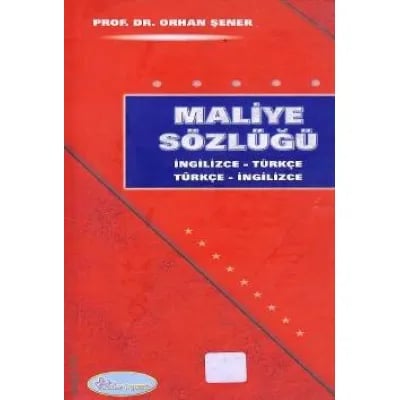 Maliye Sözlüğü