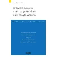 İdari Uyuşmazlıkların Sulh Yoluyla Çözümü