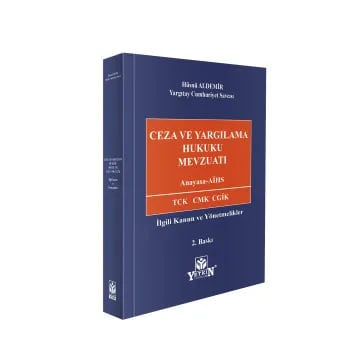  Ceza ve Yargılama Hukuku Mevzuatı - ( ÖN SİPARİŞ )