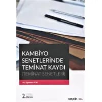 Kambiyo Senetlerinde Teminat Kaydı