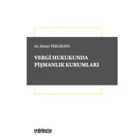 Vergi Hukukunda Pişmanlık Kurumları