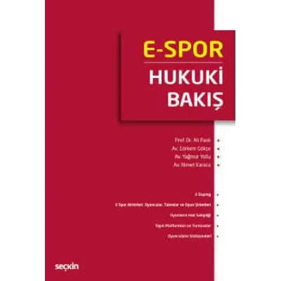 E–Spor: Hukuki Bakış