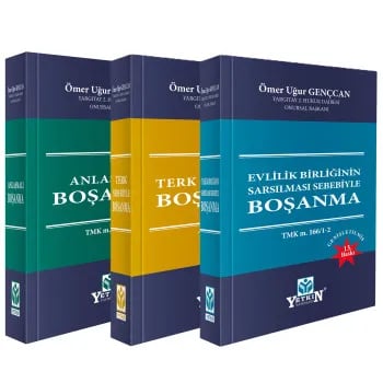  Ömer Uğur Gençcan - Boşanma Hukuku Seti 2 ( İndirimli )