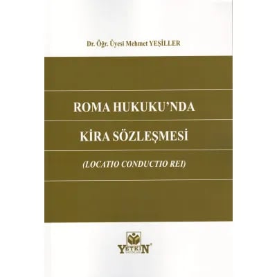Roma Hukuku'nda Kira Sözleşmesi