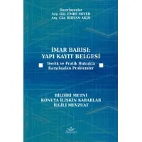 İmar Barışı: Yapı Kayıt Belgesi