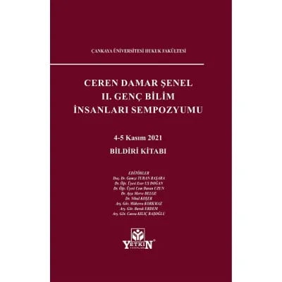 Ceren Damar Şenel II. Genç Bilim İnsanları Sempozyumu