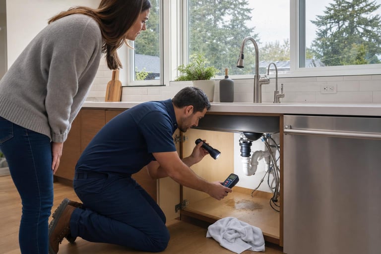 How Portland Homeowners Can Spot Early Signs of Plumbing Leaks