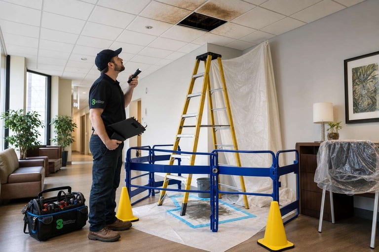Safe Access Planning for Commercial Plumbing Leak Repairs